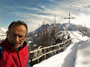 Alla CROCE del MONTE CASTELLO (1425 m) in solitaria marzolininvernale il 4 marzo 2018 - FOTOGALLERY